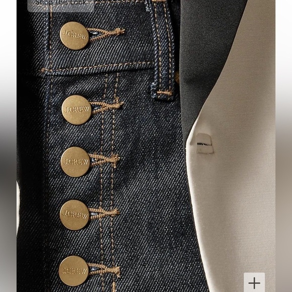 NWOT j crew resin rinse High-rise flare jean in 1996 semi-stretch - Picture 2 of 6